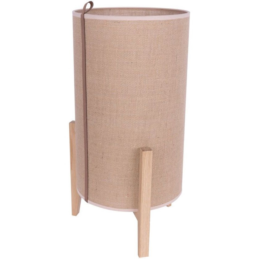 Lámpara de mesa CASIOPEA 1xE27/40W/230V 50 cm roble