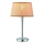 Lámpara de mesa COMBO beige/cromo
