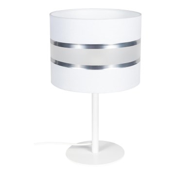 Lámpara de mesa CORAL 1xE27/60W/230V blanco