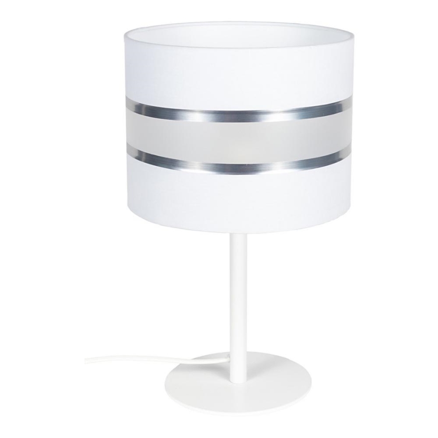 Lámpara de mesa CORAL 1xE27/60W/230V blanco