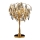 Lámpara de mesa de cristal 5xG9/40W/230V dorado