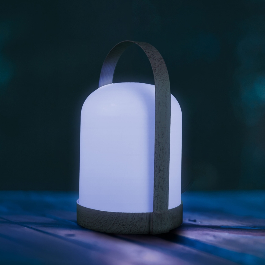 Lámpara de mesa decorativa LED RGBW MINORKA LED/0,3W/4,5V 3xAA