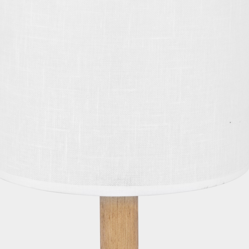 Lámpara de mesa DEVA 1xE27/60W/230V blanco/madera