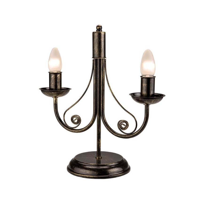 Lámpara de mesa DONATO 2xE14/40W/230V