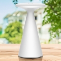 Lámpara de mesa exterior LED regulable táctil PAROS LED/1,8W/5V USB 1800 mAh IP44 blanca