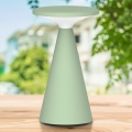 Lámpara de mesa exterior LED regulable táctil PAROS LED/1,8W/5V USB 1800 mAh IP44 verde