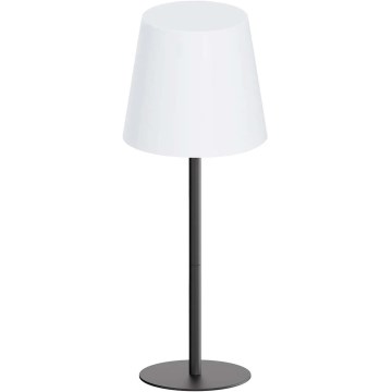 Lámpara de mesa exterior táctil regulable LED RGBW LUCIA LED/2W/5V 1800/2700/6500K 3600 mAh IP44 negra