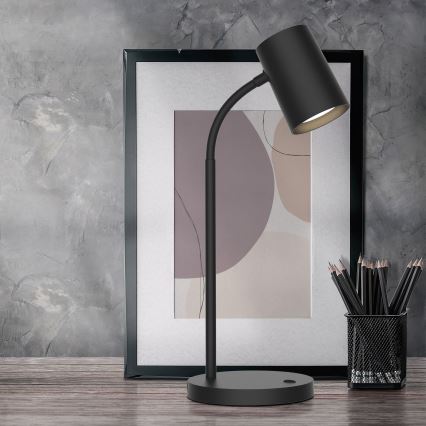 Lámpara de mesa FELIX 1xGU10/9W/230V negro