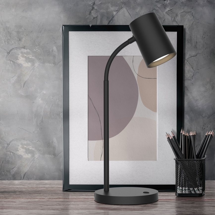 Lámpara de mesa FELIX 1xGU10/9W/230V negro