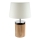 Lámpara de mesa FERNI 1xE27/40W/230V color crema