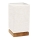 Lámpara de mesa FIRE 1xE27/25W/230V roble/beige roble