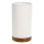 Lámpara de mesa FIRE 1xE27/25W/230V roble/blanco roble