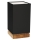 Lámpara de mesa FIRE 1xE27/25W/230V roble/negro roble