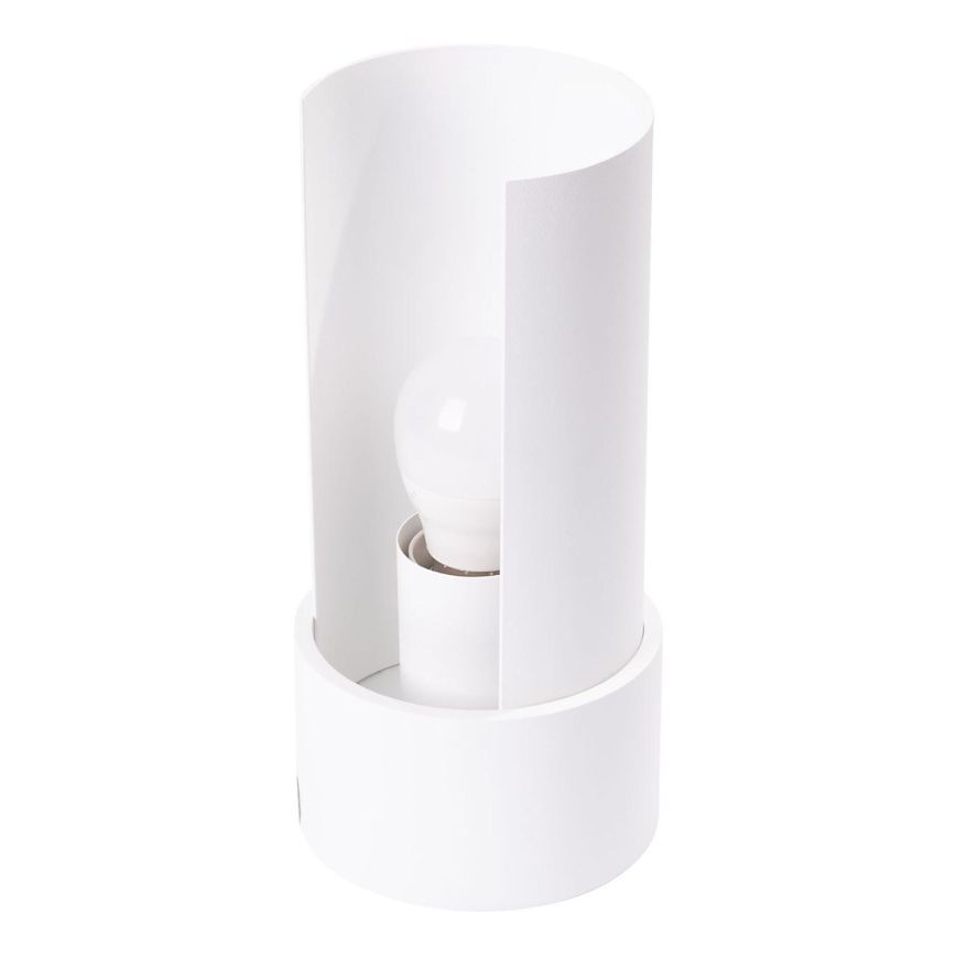 Lámpara de mesa FLASH 1xE27/15W/230V blanco