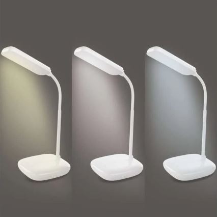 Lámpara de mesa flexible LED regulable LED/12W/230V 3000K/4000K/6500K blanco