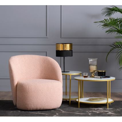 Lámpara de mesa HILTON 1xE27/25W/230V bronce/negro