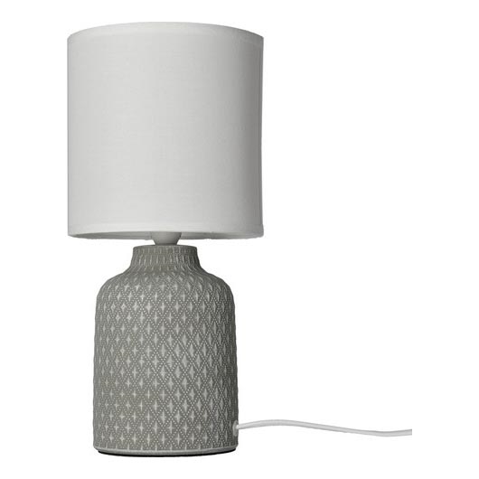 Lámpara de mesa INER 1xE14/40W/230V gris