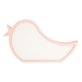 Lámpara de mesa infantil LED BIRD LED/12W/230V rosa
