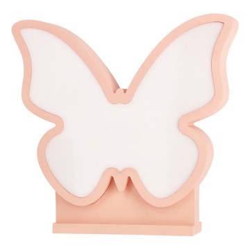 Lámpara de mesa infantil LED BUTTERFLY LED/14W/230V rosa