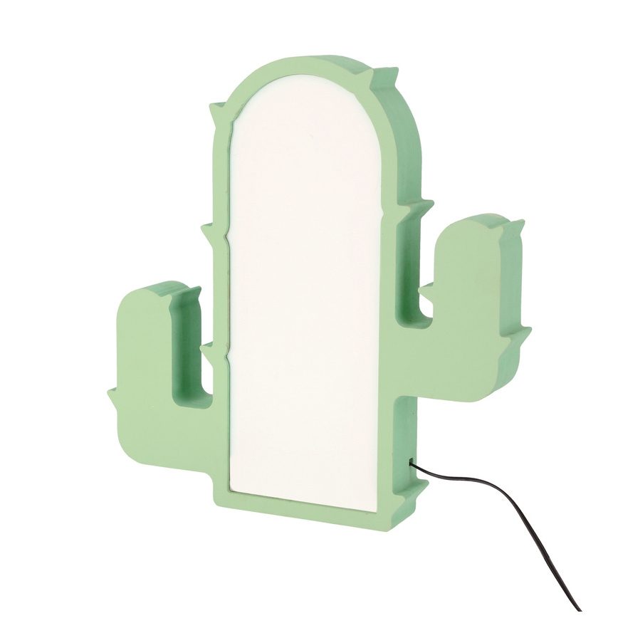 Lámpara de mesa infantil LED CACTUS LED/10W/230V verde
