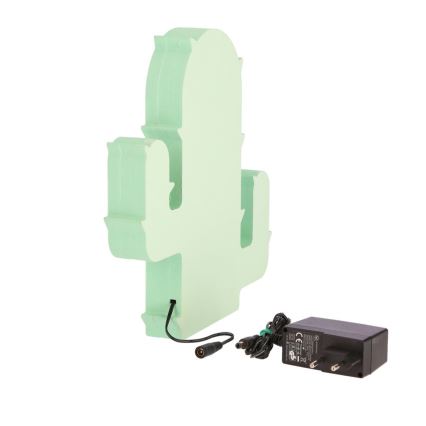 Lámpara de mesa infantil LED CACTUS LED/10W/230V verde
