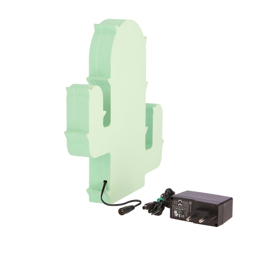 Lámpara de mesa infantil LED CACTUS LED/10W/230V verde