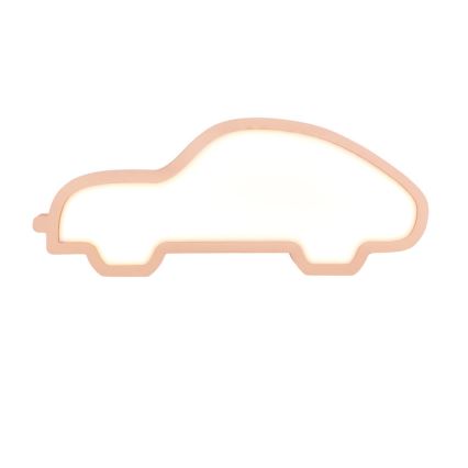 Lámpara de mesa infantil LED CAR/11W/230V rosa