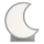 Lámpara de mesa infantil LED MOON 12W/230V gris