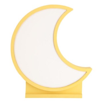 Lámpara de mesa infantil LED MOON LED/12W/230V amarilla