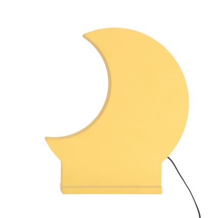 Lámpara de mesa infantil LED MOON LED/12W/230V amarilla