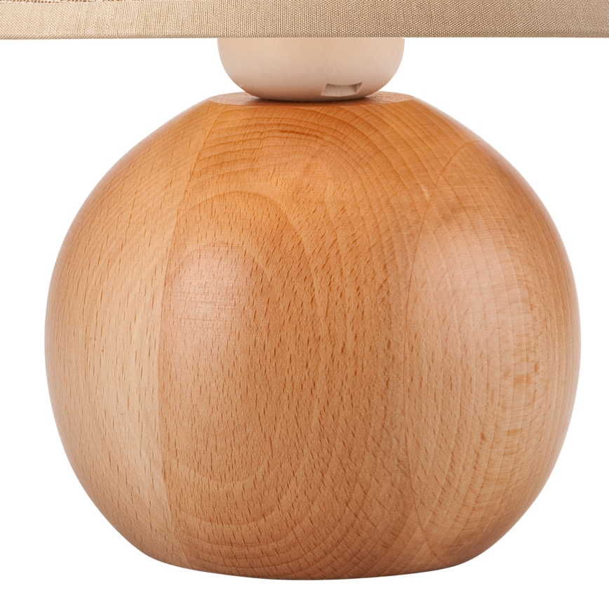 Lámpara de mesa JUTA 1xE27/60W/230V haya