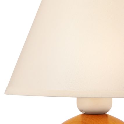 Lámpara de mesa JUTA 1xE27/60W/230V haya