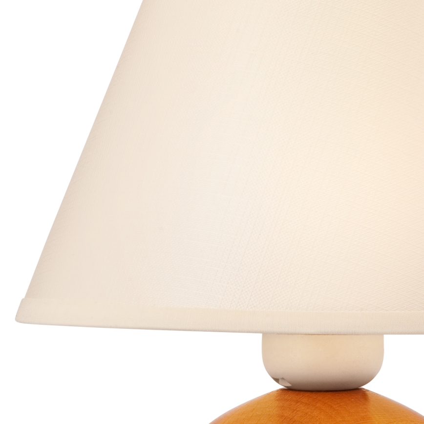 Lámpara de mesa JUTA 1xE27/60W/230V haya