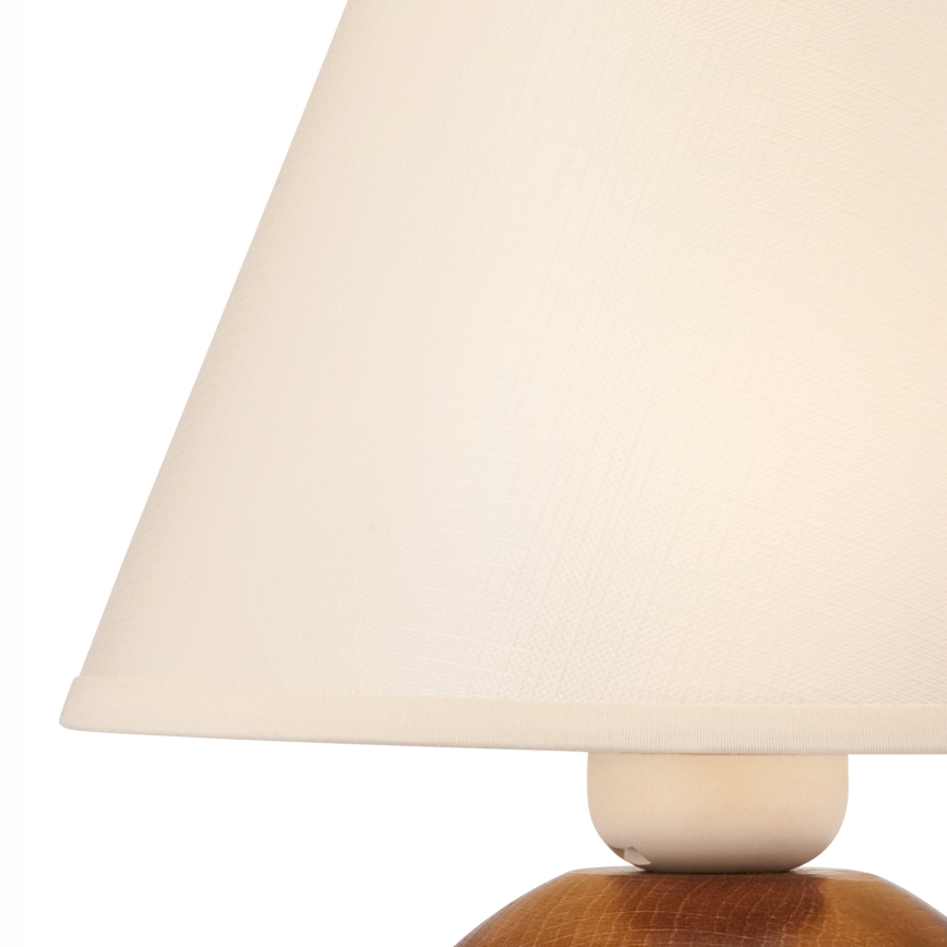 Lámpara de mesa JUTA 1xE27/60W/230V haya