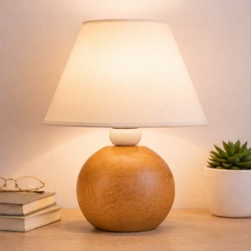 Lámpara de mesa JUTA 1xE27/60W/230V