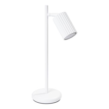 Lámpara de mesa KARBON 1xGU10/10W/230V blanco
