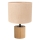 Lámpara de mesa KRETA 1xE27/25W/230V roble/naranja roble