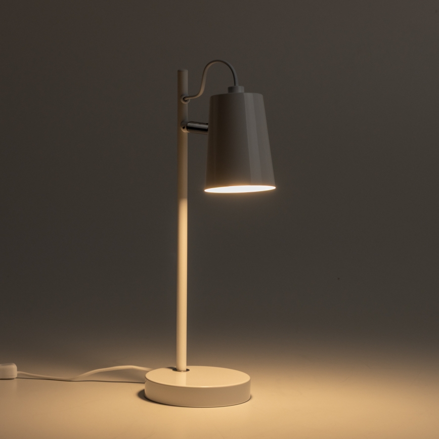 Lámpara de mesa LED 1xE14/4,9W/230V blanca