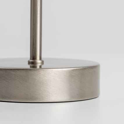 Lámpara de mesa LED 1xE14/5W/230V gris/cromado mate