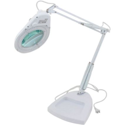 Lámpara de mesa LED con lupa LED/15W/230V