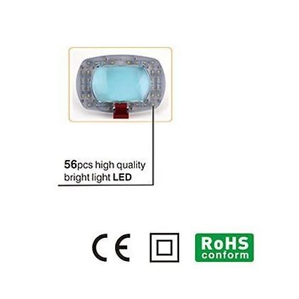 Lámpara de mesa LED con lupa LED/7W/230V 6500K blanco
