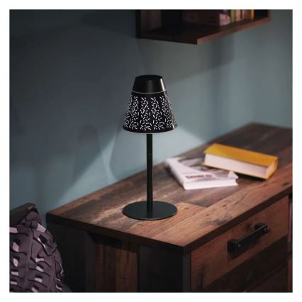Lámpara de mesa LED de exterior recargable y regulable LED/4,2W/5V 2200mAh IP44
