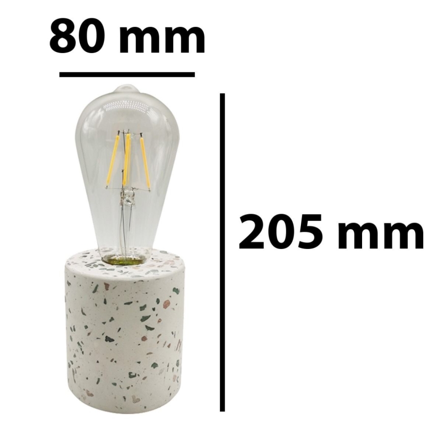 Lámpara de mesa LED LASTRYKO LED/4W/5V 2xAA