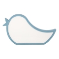 Lámpara de mesa LED para niños BIRD LED/12W/230V azul