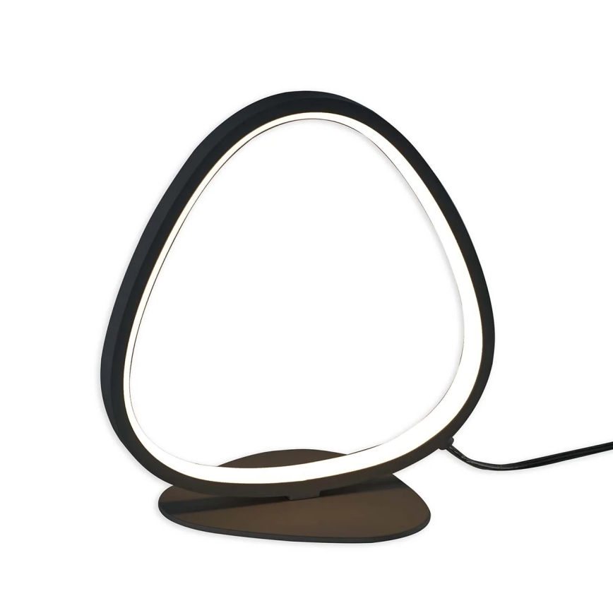 Lámpara de mesa LED PETRA LED/12W/230V 4000K negra