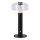 Lámpara de mesa LED recargable con atenuador táctil LED/1W/5V 3000K 1800 mAh negra