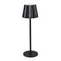 Lámpara de mesa LED recargable con atenuador táctil LED/4W/5V 3000-6000K 1800 mAh negra