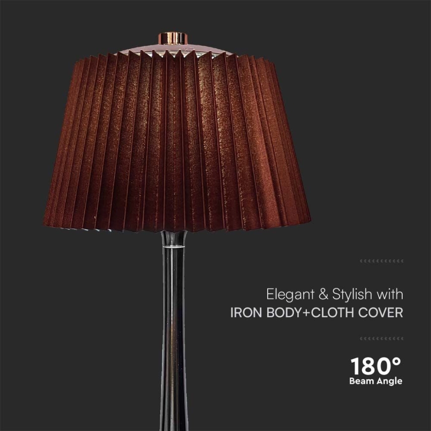 LED Lámpara de mesa táctil recargable y regulable LED/1,5W/5V 3000/4000/6000K 1800 mAh marrón
