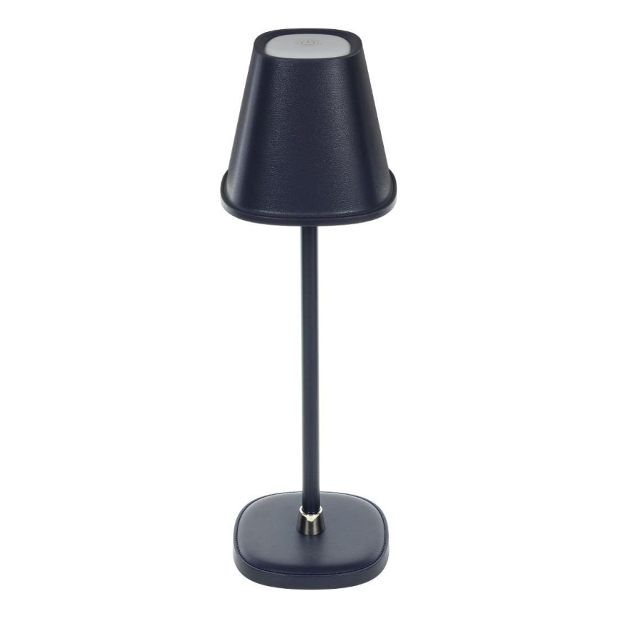 Lámpara de mesa LED recargable y regulable LED/3W/1800 mAh azul oscuro