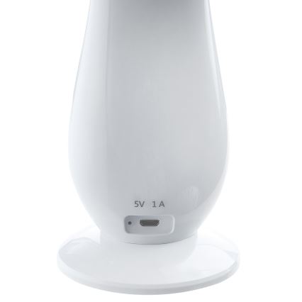 Lámpara de mesa LED recargable y regulable LILLY LED/4W/5V 1200 mAh blanco